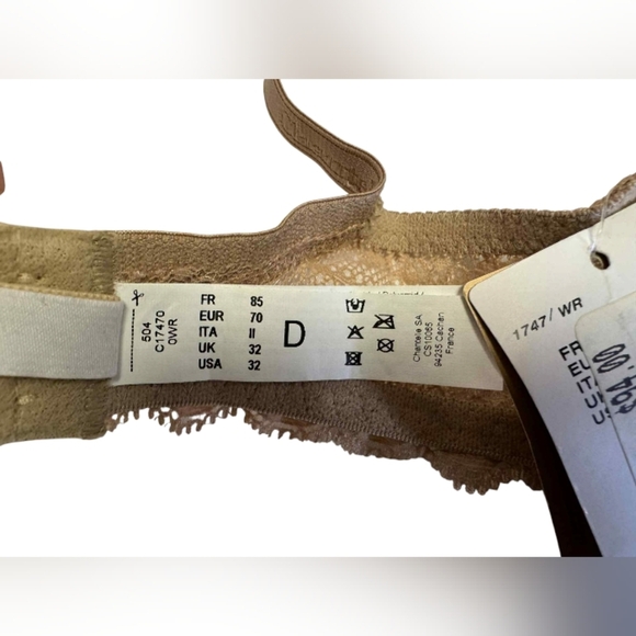 Chantelle NWT Spacer Bra Soft Shell Nude Size 32D - Picture 6 of 7